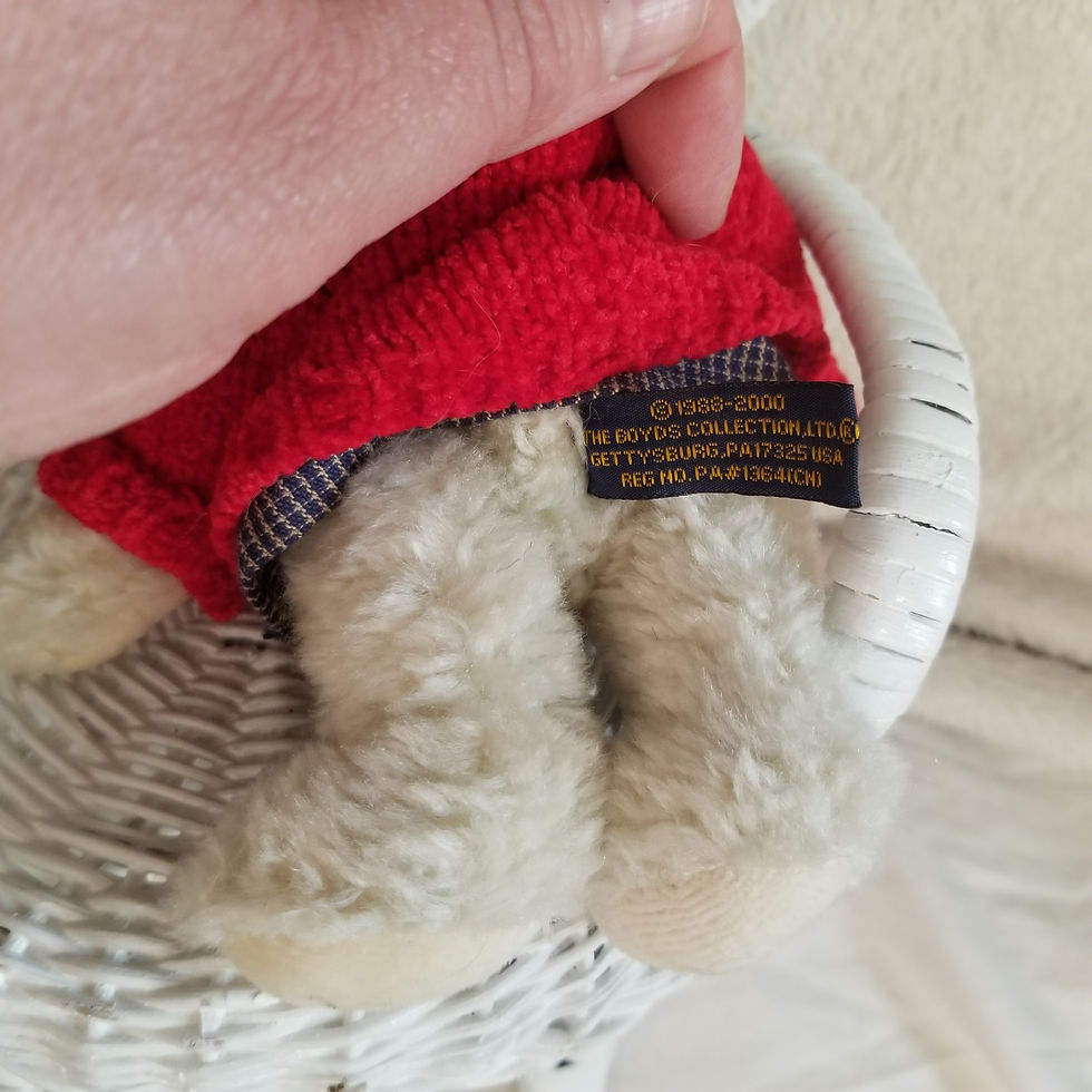 Miniatura: Vintage Toys: Boyd's Bears May B. Bear Bearlove 