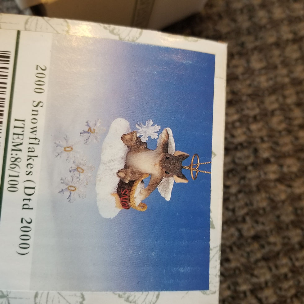 Miniatura: Fitz and Floyd Charming Tales "2000 Snowflakes" Mouse