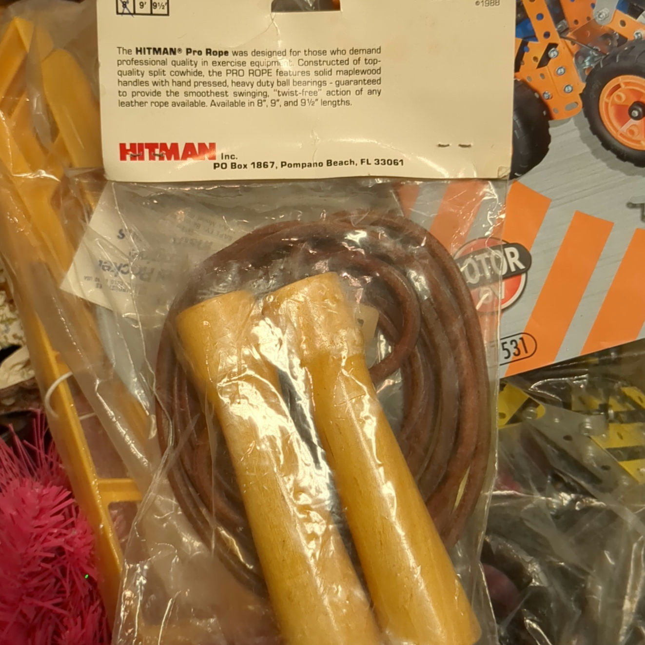 Vintage NIP 1988 8.5' Pro (Jumping) Rope Hitman Fitness Product