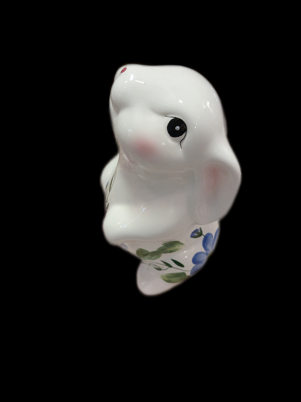 Thumbnail: Vintage Boehm(?) Sitting Rabbit Porcelain Bunny Figurine (Style Number 400-86)