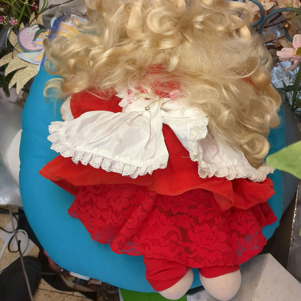 Miniatura: Vintage Original Working Talking Cabbage Patch Blond Girl Doll 