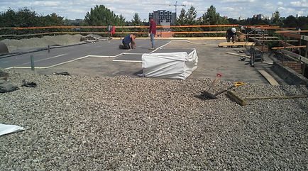 Ballasted Epdm Flat Roof
