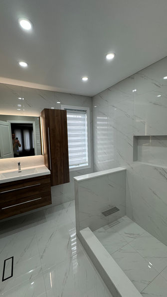 salle de bain rénovée