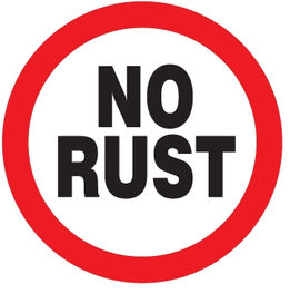no rust