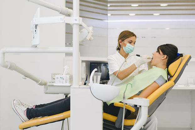 female dentist
