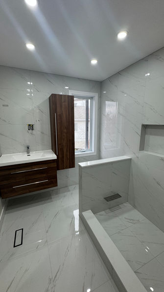 salle de bain rénovée