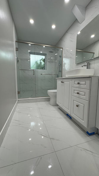 salle de bain rénovée