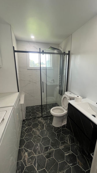 salle de bain rénovée