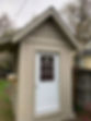 Small backyard shed