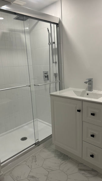 salle de bain rénovée