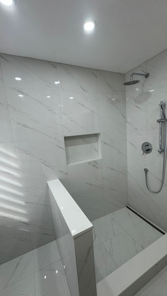 salle de bain rénovée