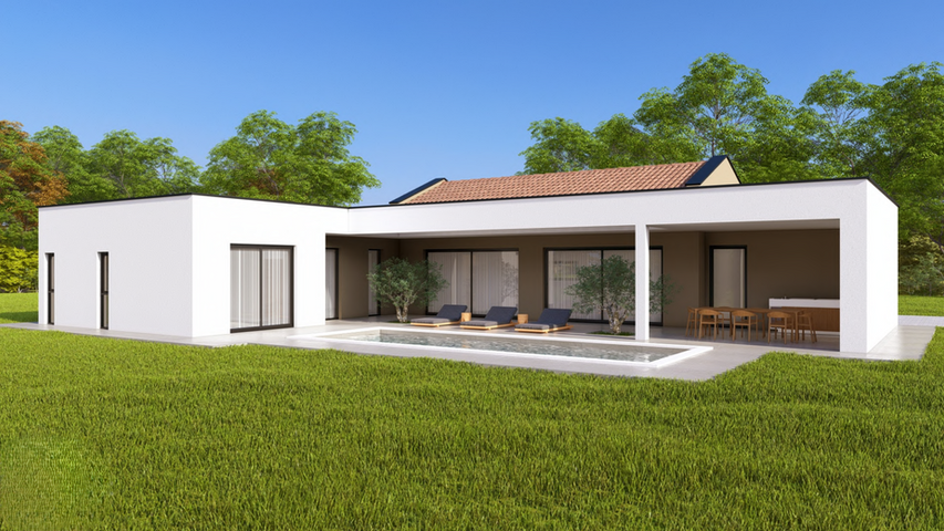 Neubau, Villa, Luxus, Wellness, Wellness-Oase, Sauna, Whirlpool, beheizter Pool, Zminj, Istrien, Rovinj