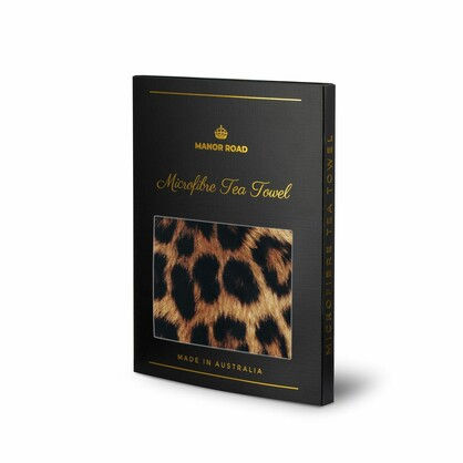 Thumbnail: Manor Road Microfibre Tea Towel - Leopard
