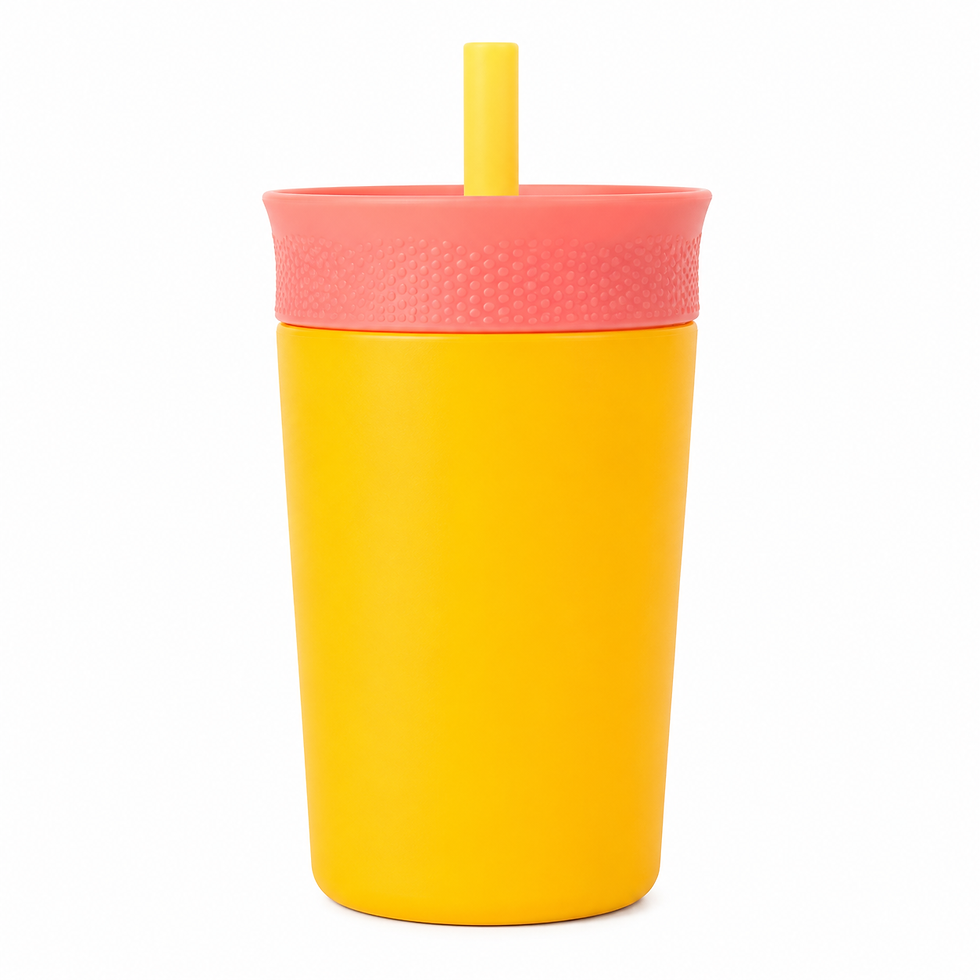 Thumbnail: Kids Leak Proof Insulated Tumbler with Straw - 350ml