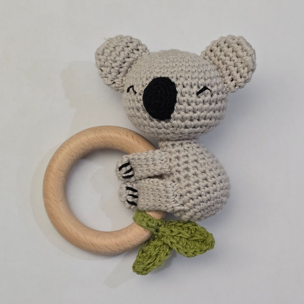 Thumbnail: Crochet Animal Baby Rattles
