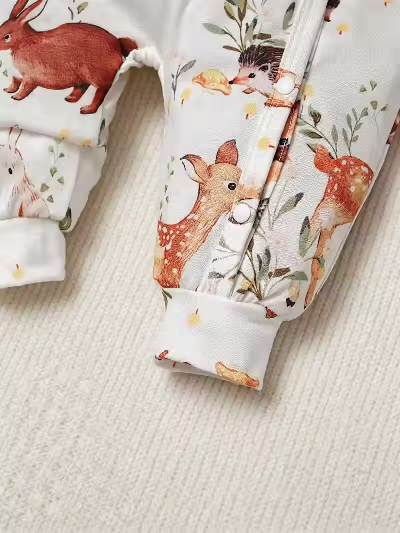 Thumbnail: Forrest Friends Bodysuit & Hat Set- 6-9 months
