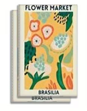 Thumbnail: Abstract Floral Mini Notebooks 8cmx12.5cm