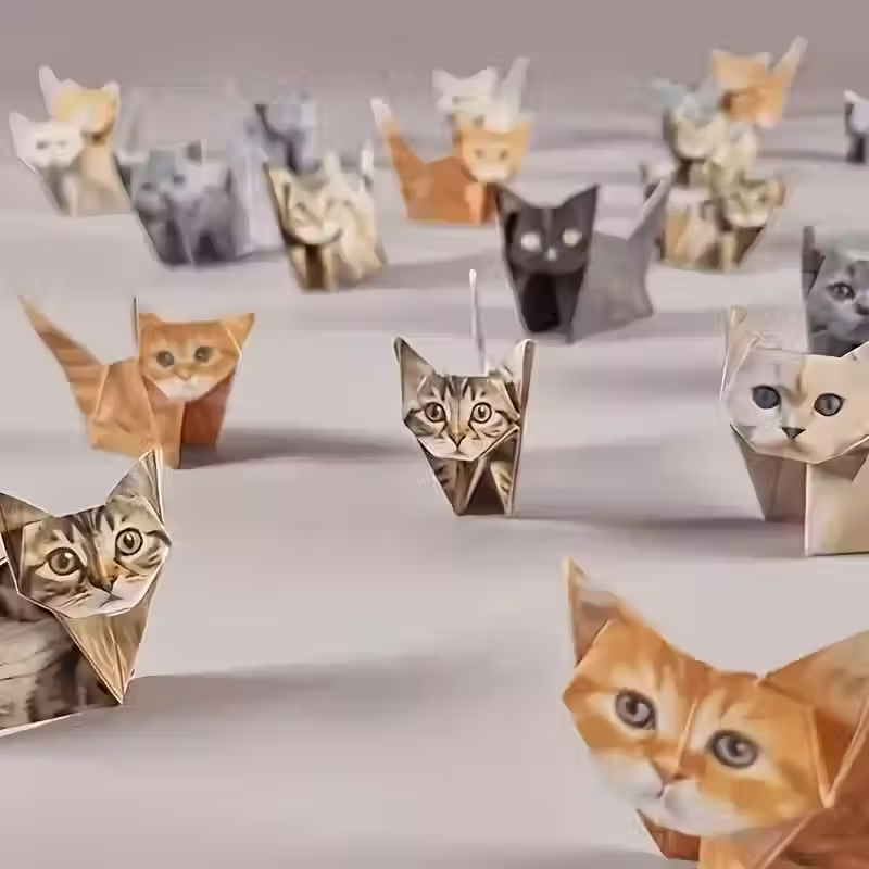 Thumbnail: Cats & Pups Origami Sets