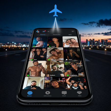 Take off on the new Gay App Brodar!
