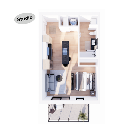 Altéo Deux-Montagnes, Plan studio