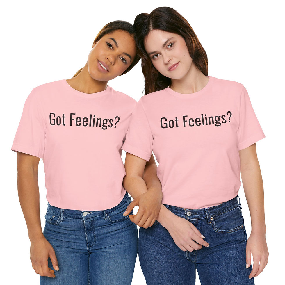 Thumbnail: Got Feelings? Unisex Jersey Short Sleeve Tee
