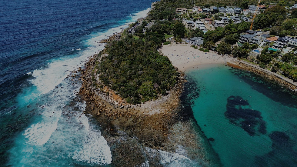 Shelly Beach high angle
