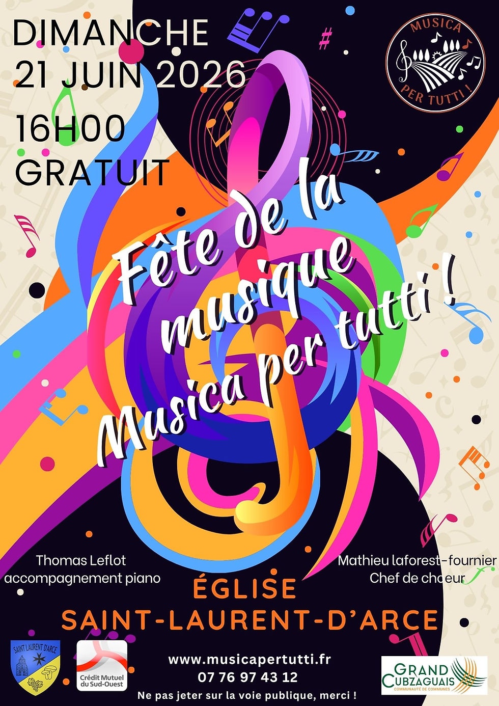 Fête de la musique 2026