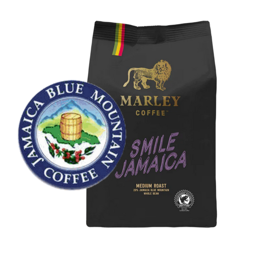 MARLEY SMILE JAMAICA (min. 20% Jamaica Blue Mountain®) beans 227gr