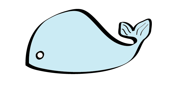 Blue colored logo.
