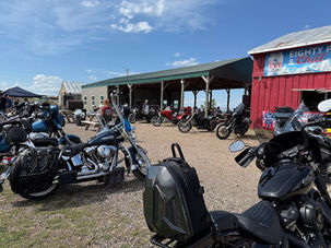 Motorcycles in the bike show