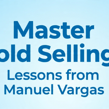 🚀 Domina la venta en frío: Lecciones de Manuel Vargas