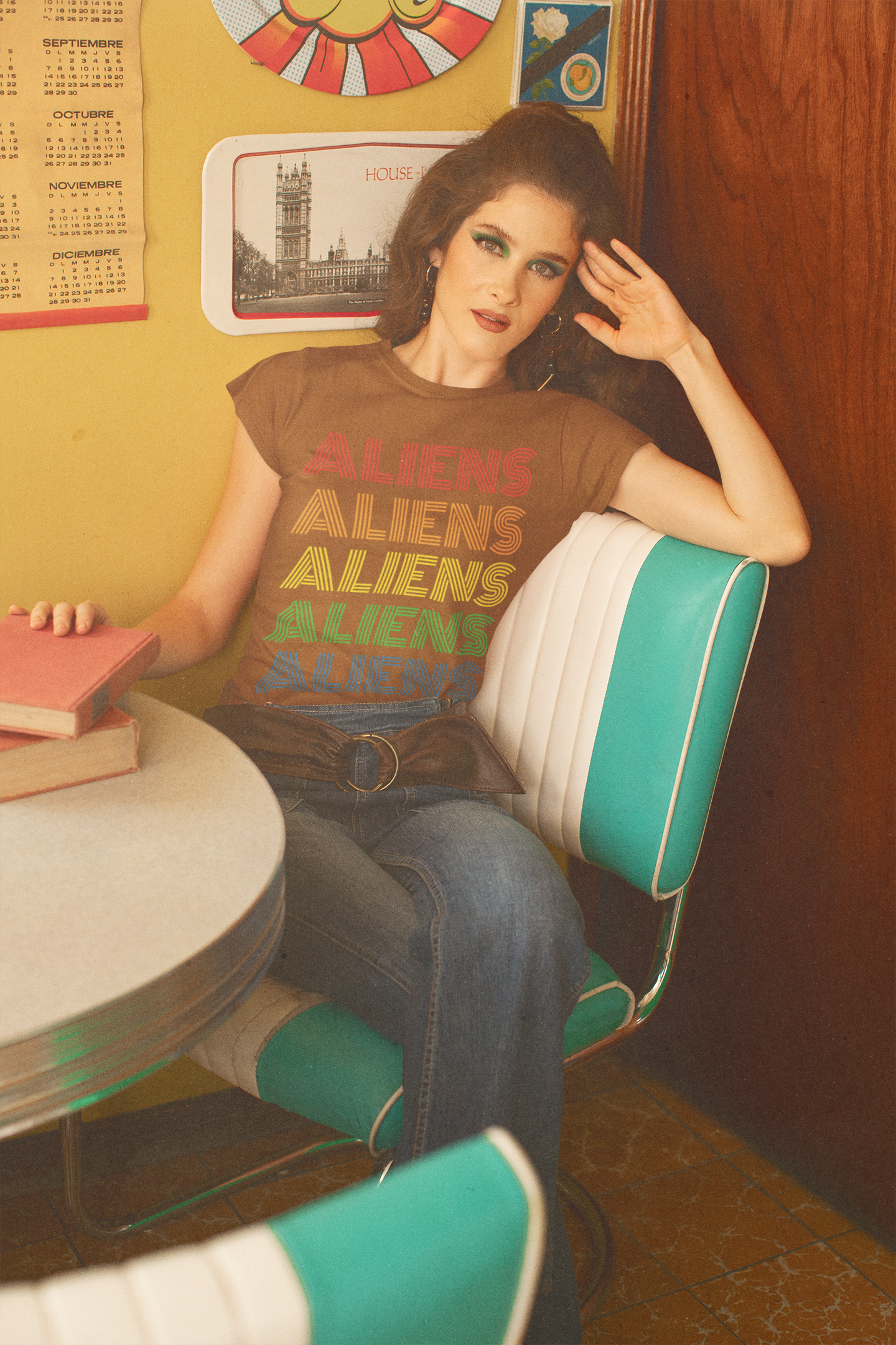 Women's Alien Rainbow T-shirt
