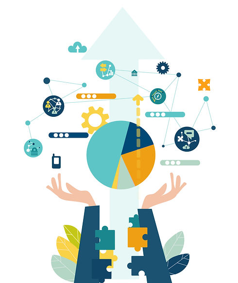 Businessman-hands-holding-the-growth-cha