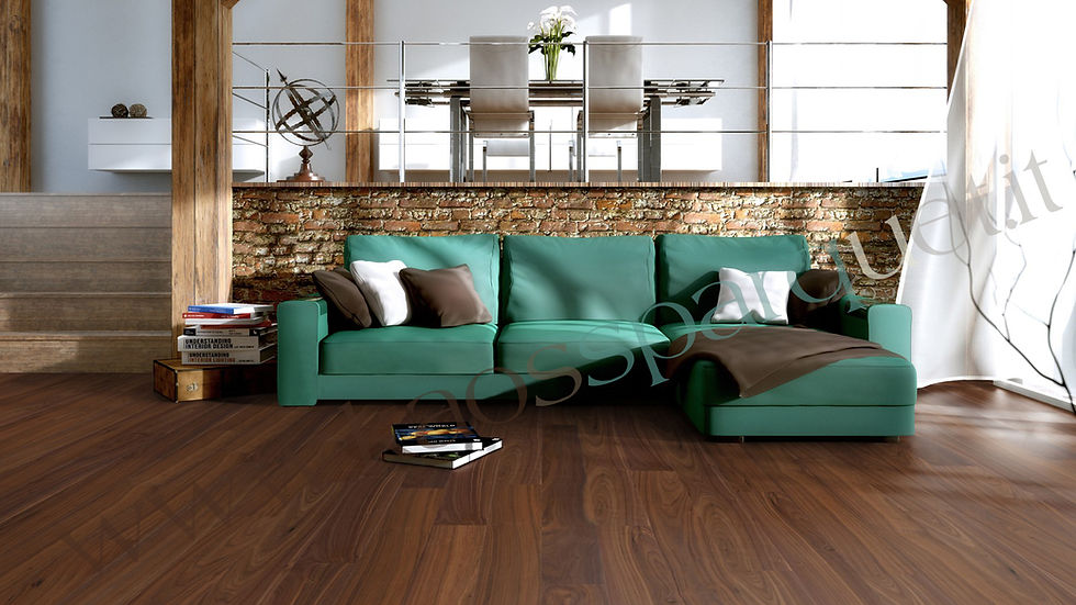 Miniatura: Noce americano Maxiplancia oliato senza nodi 15x150x1850mm