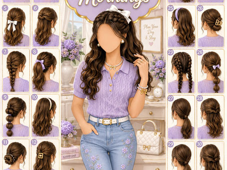 30 Easy Hairstyles for Busy Mornings 🎀💜