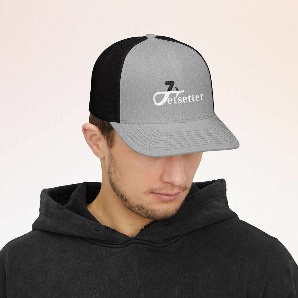 Thumbnail: Jetsetter Embroidered Trucker Hat