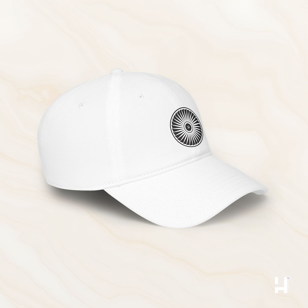 Thumbnail: Jet Engine Rotor Emblem Cap — Low Profile Baseball Hat