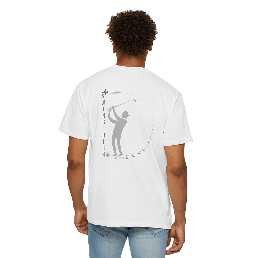 Thumbnail: Aviation Golf T-Shirt - Aim High Swing High 