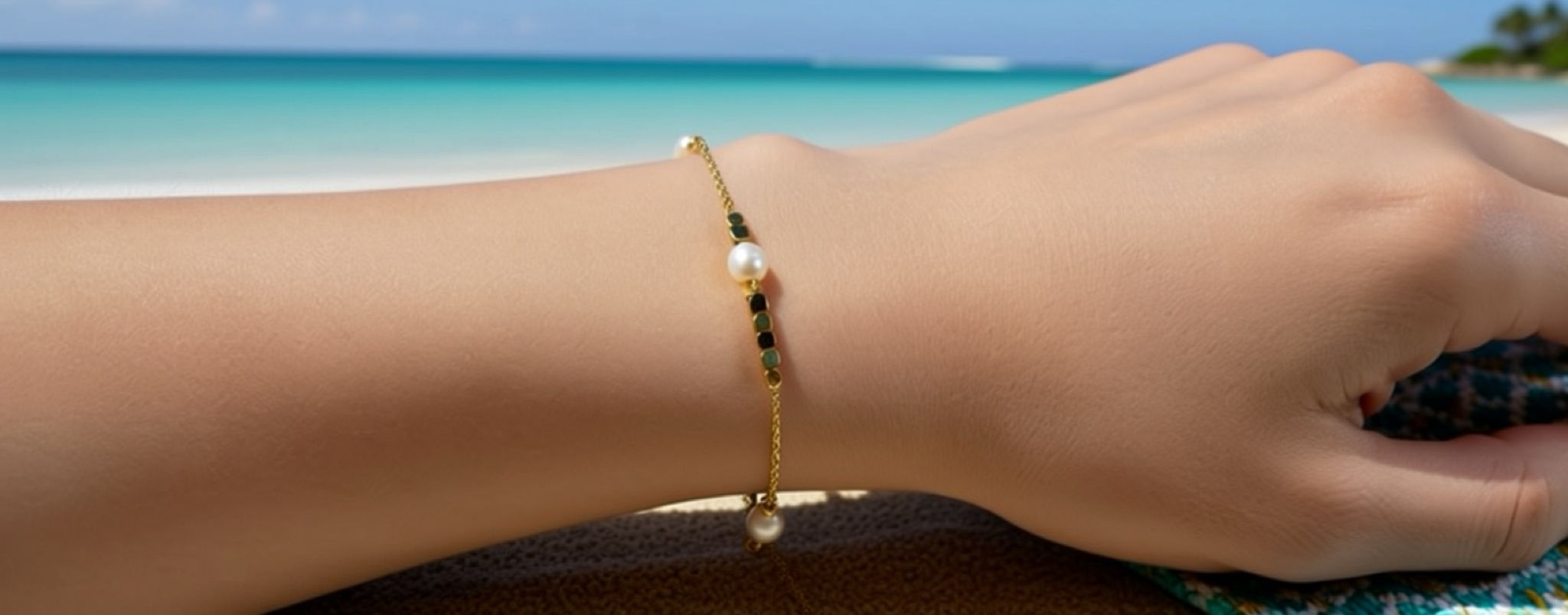 Radiant Pearl Armband / Fußkette – zarte Eleganz für jeden Schritt