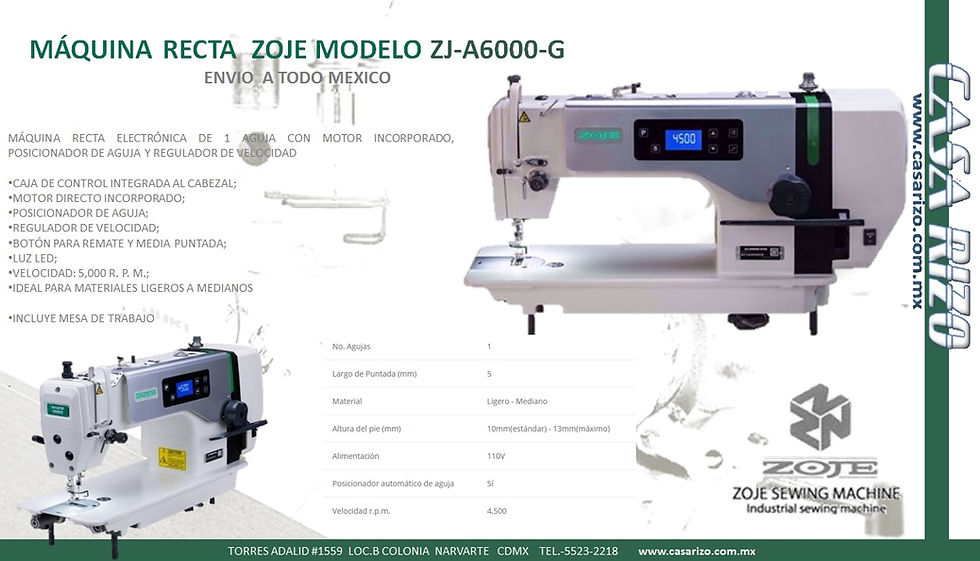 Recta electrónica Zoje zj-a6000-g