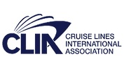 CLIA logo featuring stylized cruise ship graphic with bold navy text: Cruise Lines International Association.