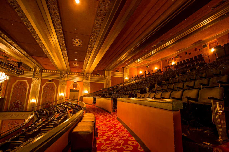 balcony side view with both sections at the Fox Theater in Pomona