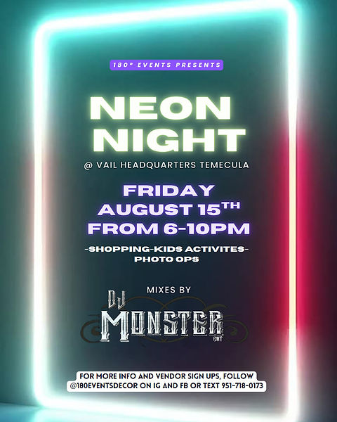 Shopping | Kids Activities | Photo Ops
Plus: Mixes by DJ MONSTER, ent