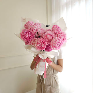 Peony season ช่อดอก พีโอนี โบตั๋น
