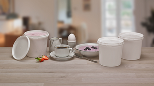 Amcor unveils lightweight UniPak pot for dairy sector