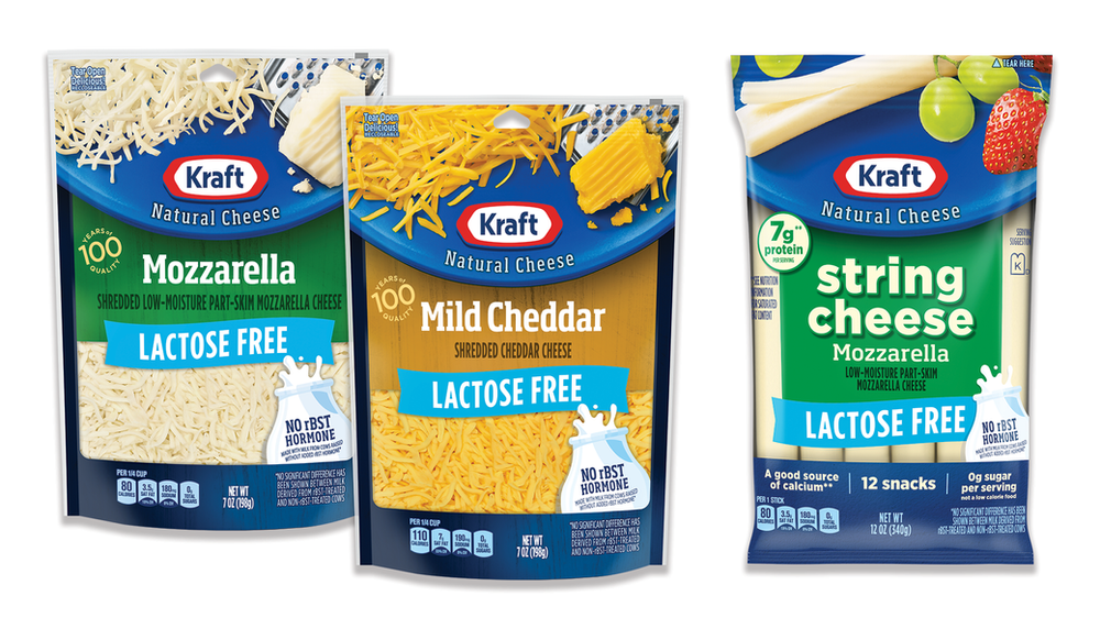 Kraft Natural Cheese enters lactose-free category with new shredded and snacking range