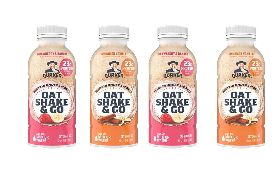 Quaker expands functional breakfast range with Oat Shake & Go