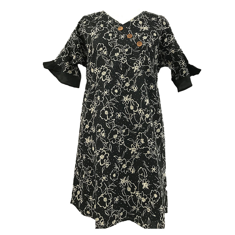 Thumbnail: Printed Linen Dress