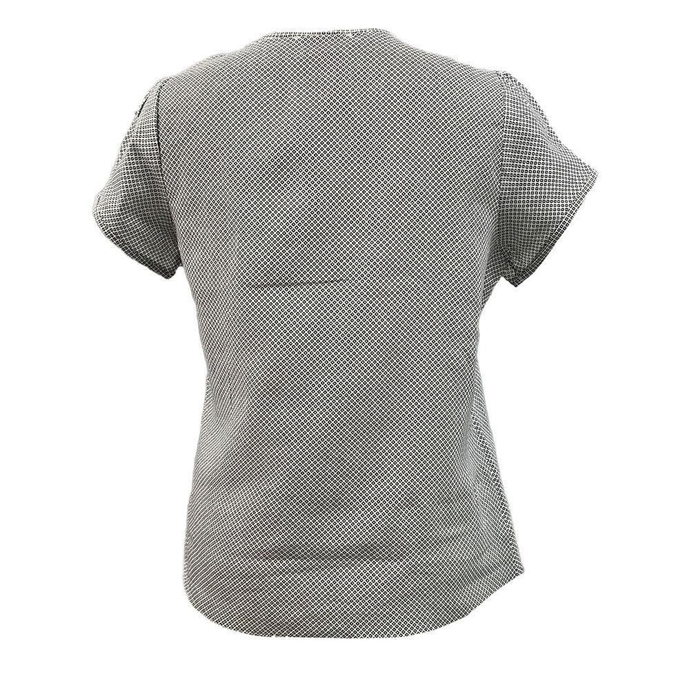 Thumbnail: Short Sleeve Linen Blouse