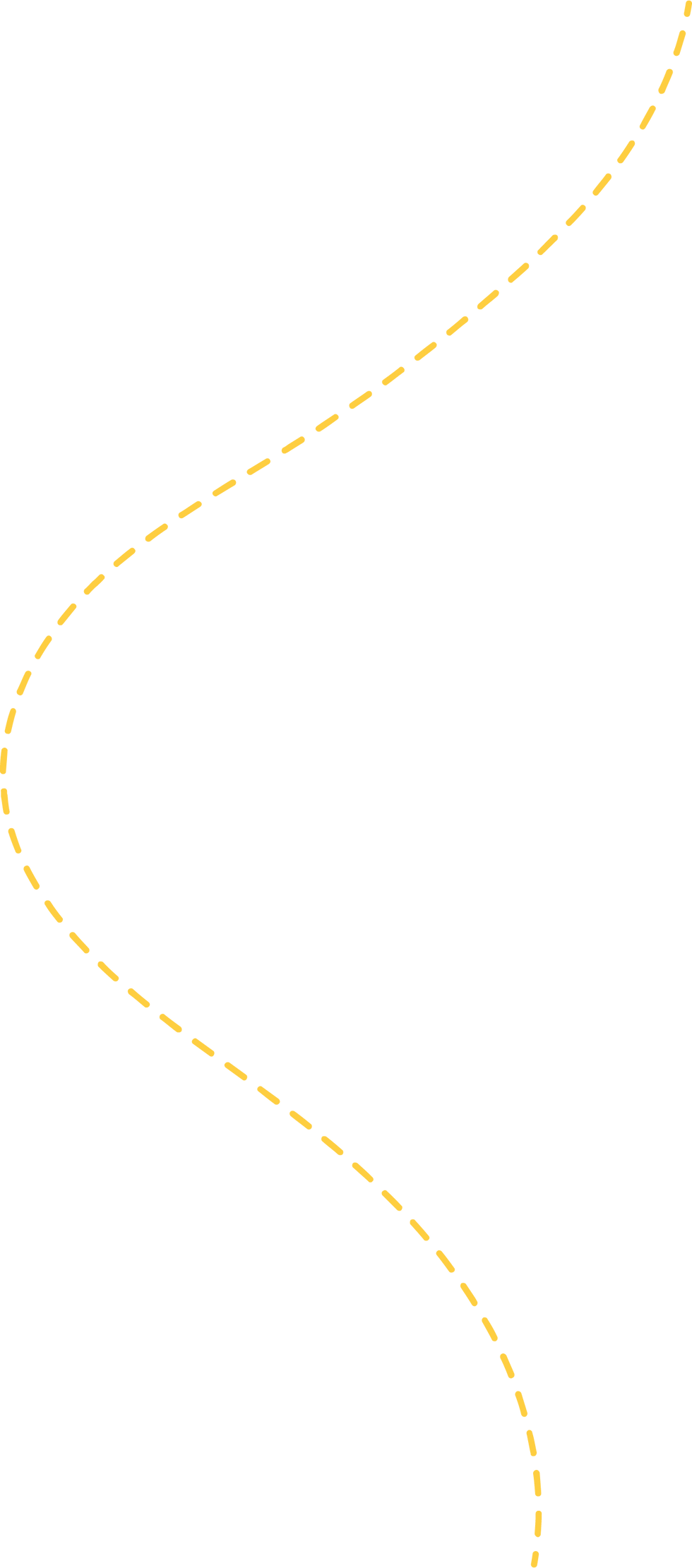 Yellow dashed swoosh